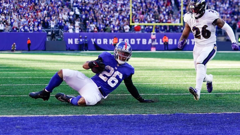 Saquon Barkley Wore Limited Edition Air Jordans